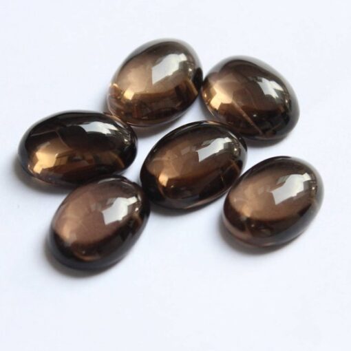 10x12mm smoky quartz oval