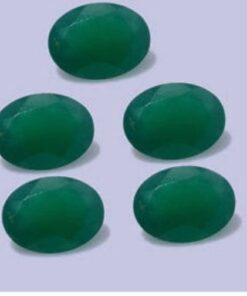 10x12mm green onyx oval cut