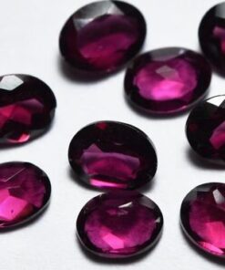 10x12mm rhodolite garnet oval cut