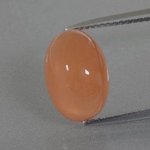 14x10mm Natural Peach Moonstone Smooth Oval Cabochon