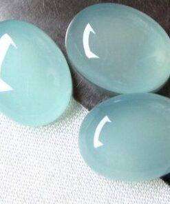 10x14mm aqua chalcedony oval