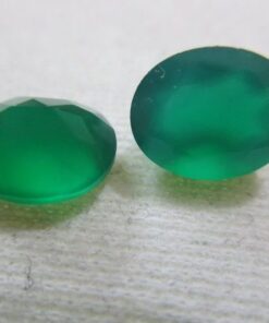 10x14mm green onyx oval cut