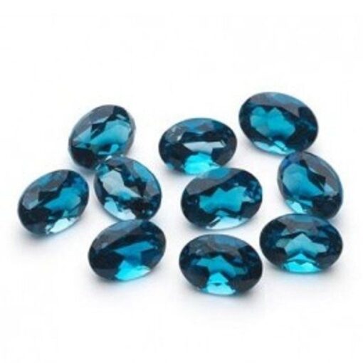 10x14mm london blue topaz oval cut