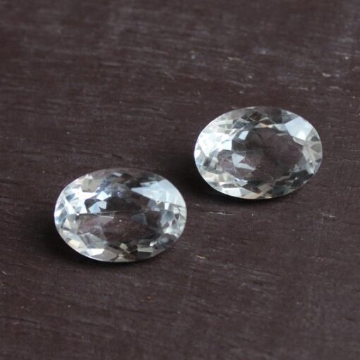 10x14mm crystal quartz oval cut