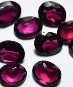 10x14mm rhodolite garnet oval cut