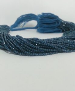 2mm london blue topaz beads