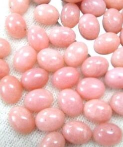 4x3mm pink opal oval