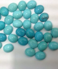 4x3mm sleeping beauty turquoise oval