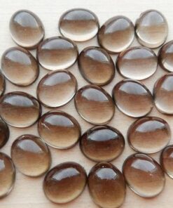 4x3mm smoky quartz oval