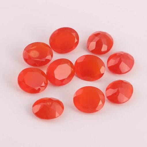 4x3mm carnelian oval cut