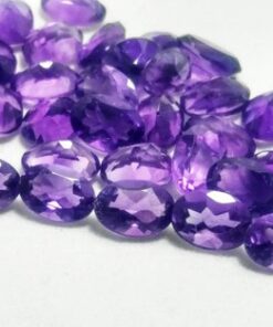 4x3mm african amethyst oval cut