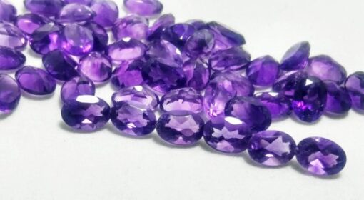 4x3mm african amethyst oval cut