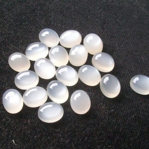 5x3mm white moonstone oval