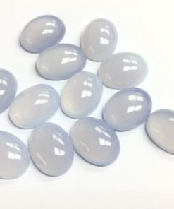 5x3mm blue chalcedony oval