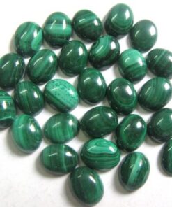 5x3mm malachite oval