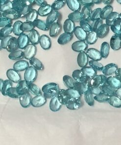 5x3mm blue apatite oval cut