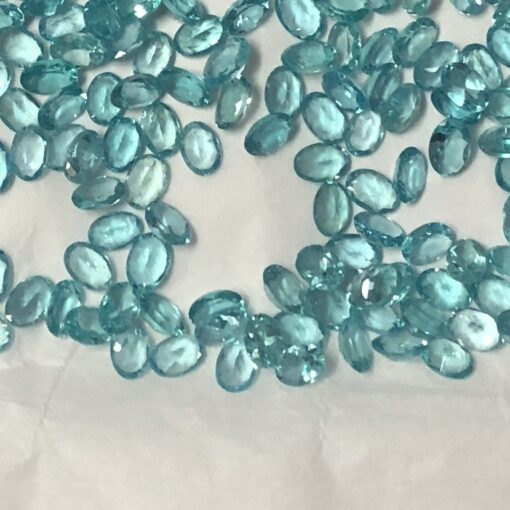 5x3mm blue apatite oval cut