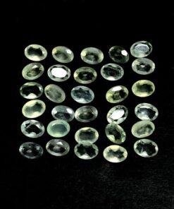 5x3mm prehnite oval cut