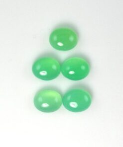 5x4mm chrysoprase oval