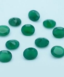 5x4mm green onyx oval cut