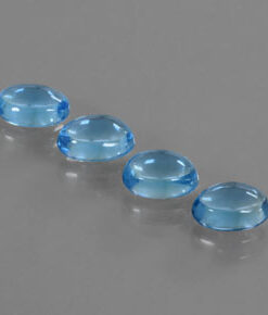 5x4mm sky blue topaz oval