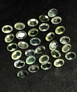 5x4mm prehnite oval cut