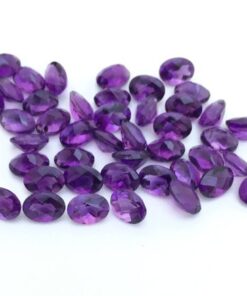 5x4mm african amethyst oval cut