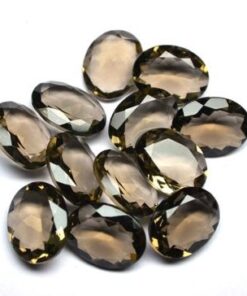 6x4mm smoky quartz oval cut