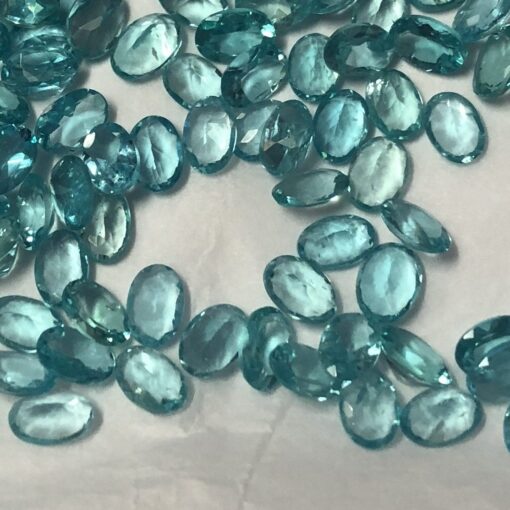 6x4mm blue apatite oval cut