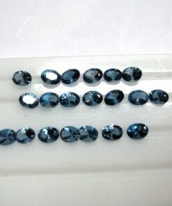 6x8mm london blue topaz oval cut