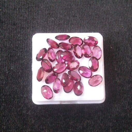 6x8mm rhodolite garnet oval cut