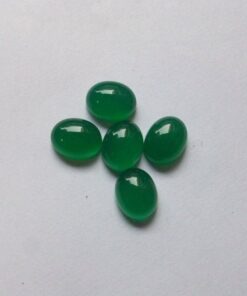 6x8mm green onyx oval