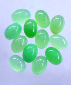 7x5mm chrysoprase oval