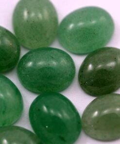 7x5mm green aventurine oval