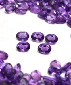 7x5mm african amethyst oval cut