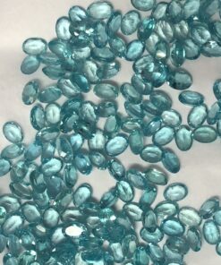 7x5mm blue apatite oval cut