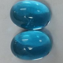 7x5mm swiss blue topaz oval