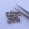 7x9mm Natural Smoky Quartz Smooth Oval Cabochon