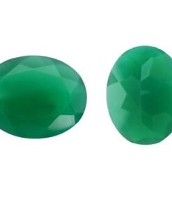 7x9mm green onyx oval cut