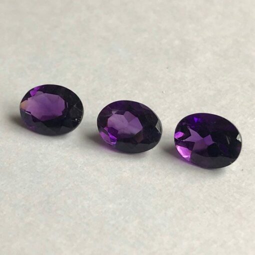 7x9mm african amethyst oval cut