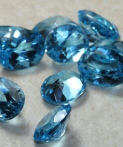 7x9mm swiss blue topaz oval cut