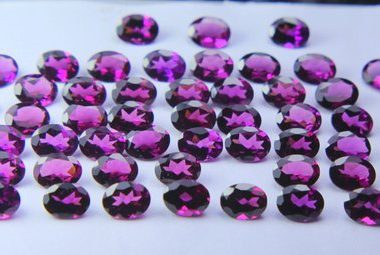 7x9mm rhodolite garnet oval cut