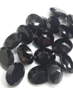 7x9mm black spinel oval cut