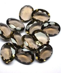 8x10mm smoky quartz oval cut