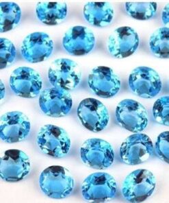 8x10mm swiss blue topaz oval cut