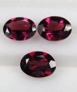 8x10mm rhodolite garnet oval cut