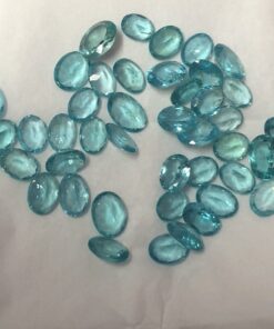 8x10mm blue apatite oval cut