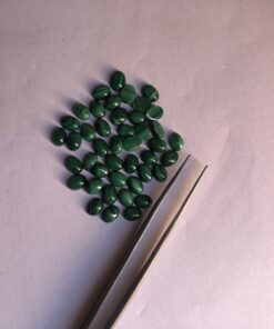 7x5mm malachite oval