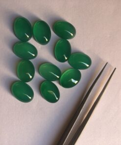 8x10mm green onyx oval