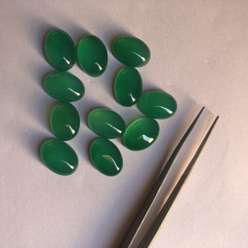 8x10mm green onyx oval